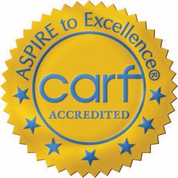 CARF Accredited — ASPIRE to Excellence
